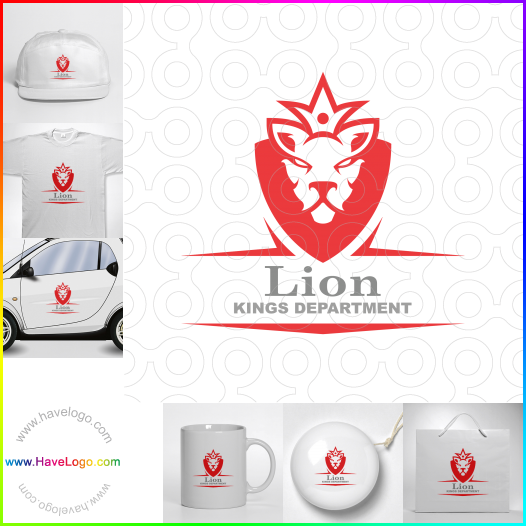 Logo Département Des Rois Lion,