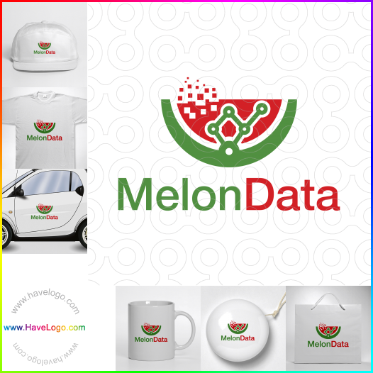 Compra un diseño de logo de Melon Data 63413