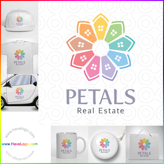 Compra un diseño de logo de Petals Real Estate 62244