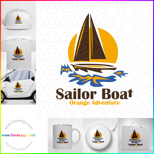 Compra un diseño de logo de Sailor Boat 59983