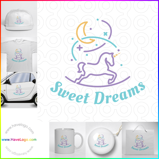 Compra un diseño de logo de Sweet Dreams 60706
