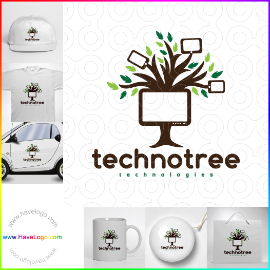 Koop een Techno Tree logo - ID:67415