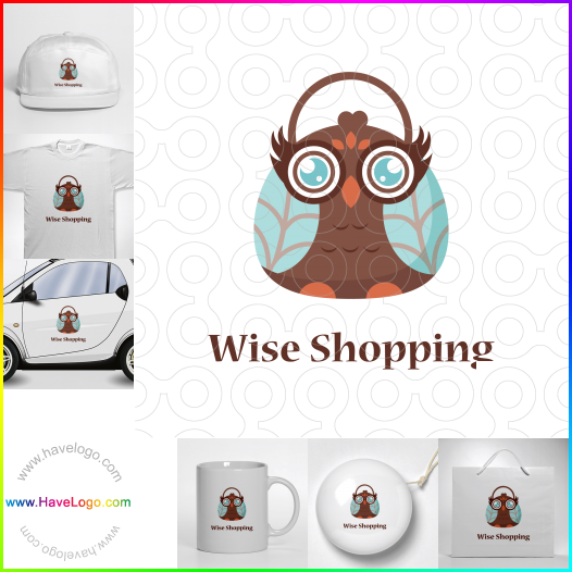 Compra un diseño de logo de Wise Shopping 63080
