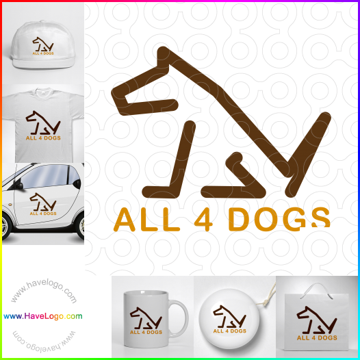 Koop een hond logo - ID:55596