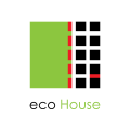 Logo maison écologique
