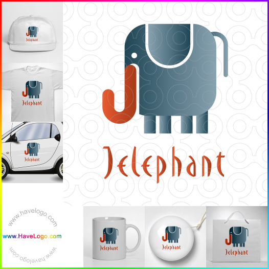 Koop een olifant logo - ID:38650