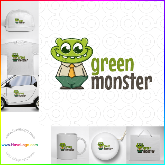 Acheter un logo de monstre vert - 62916