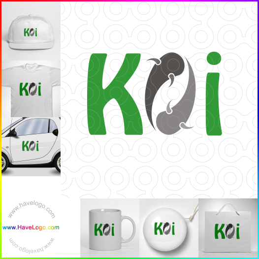 Compra un diseño de logo de koi 15120