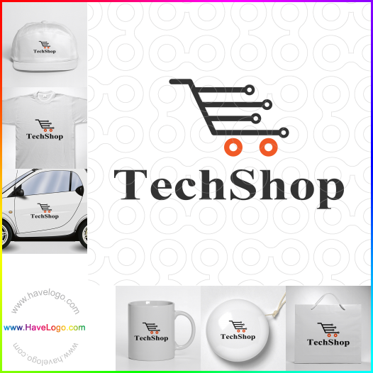 Acquista il logo dello tech shop 63581