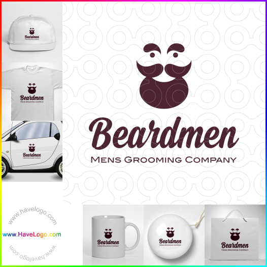 Compra un diseño de logo de Beardmen 60377