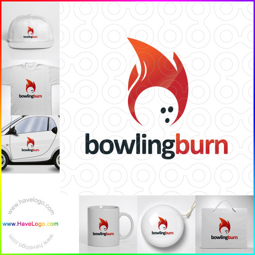 Compra un diseño de logo de Bowling Burn 62314