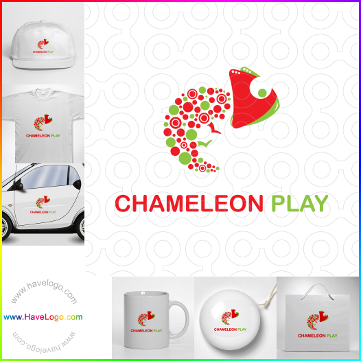 Compra un diseño de logo de Chameleon Play 65810