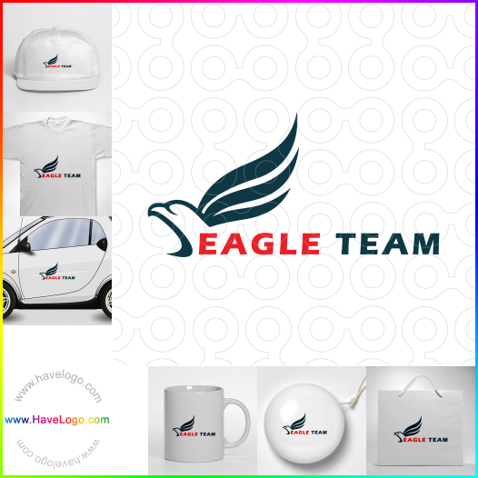 Compra un diseño de logo de Eagle Team 60791