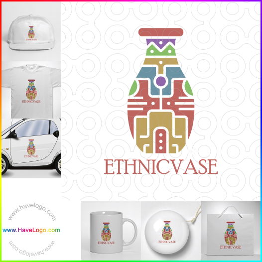 Koop een Etnische vaas logo - ID:64999