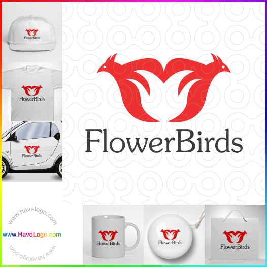 Koop een Flower Birds logo - ID:64479