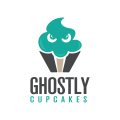 logo de Cupcakes fantasmales