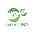 logo de ADN verde