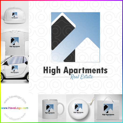Koop een Hoge appartementen logo - ID:60216
