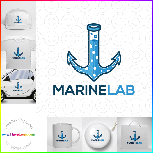 Compra un diseño de logo de Laboratorio marino 61039