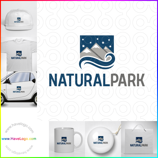 Compra un diseño de logo de Parque natural 60042