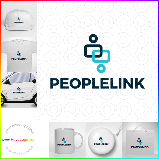 Compra un diseño de logo de People Link 64933