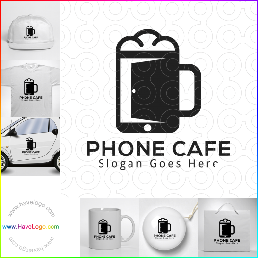 Compra un diseño de logo de Teléfono Café 63853