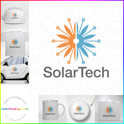 Compra un diseño de logo de Tecnología solar 66890
