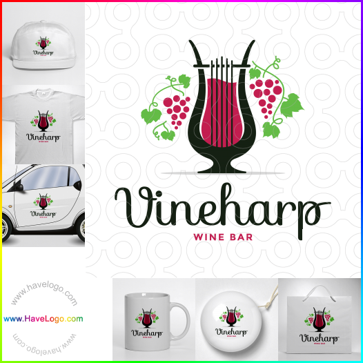 Acquista il logo dello Vine Harp 61360