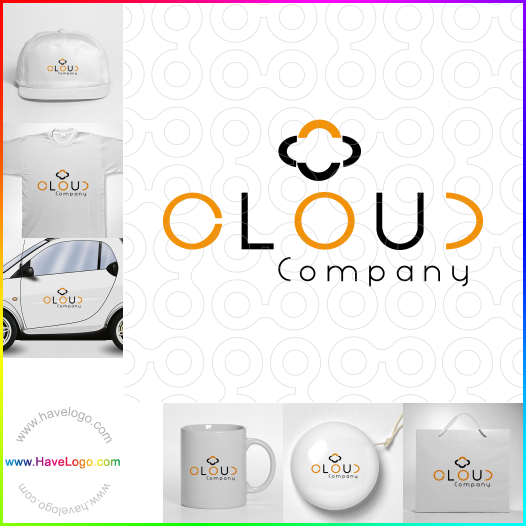 Compra un diseño de logo de nubes 58177