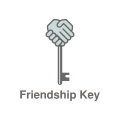 logo de clave de amistad