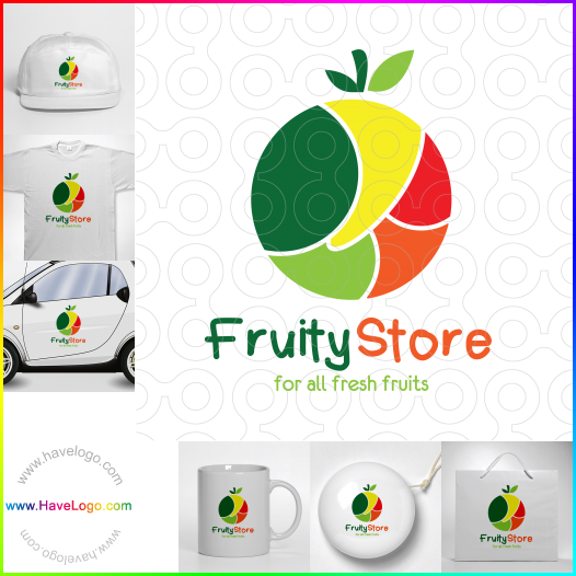 Compra un diseño de logo de fruta 40033
