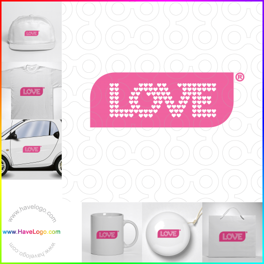 Compra un diseño de logo de amor 28503