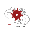 logo de diseño mecánico
