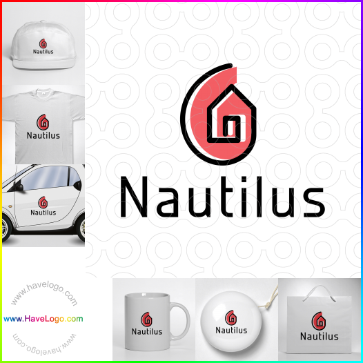 Compra un diseño de logo de nautilus 33308