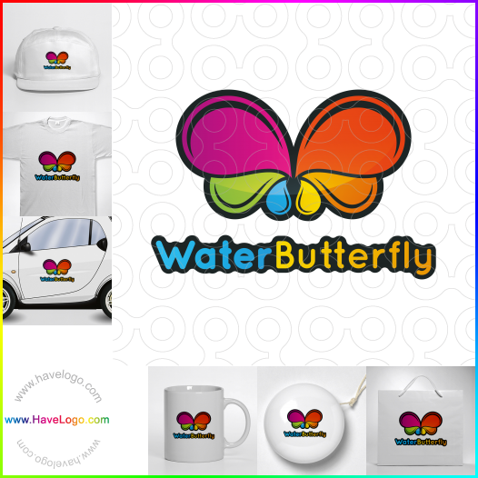 Compra un diseño de logo de Gotas de agua 22516