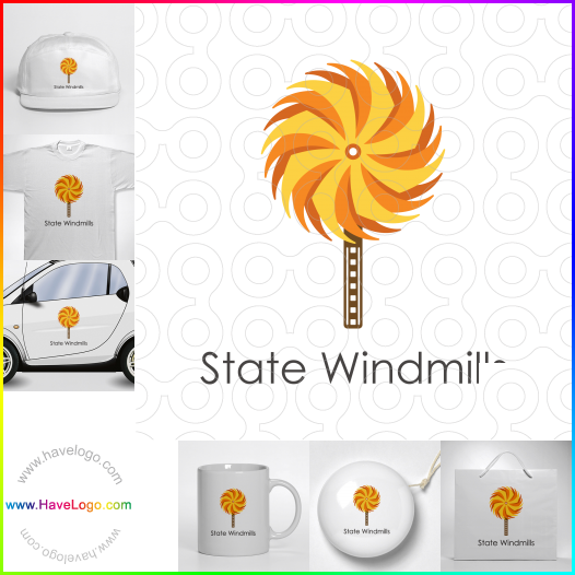 Acheter un logo de moulin à vent - 16970