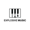 爆炸性的音樂Logo