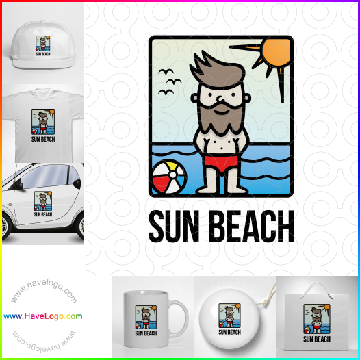 購買此陽光海灘logo設計67243
