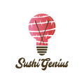 壽司的天才Logo
