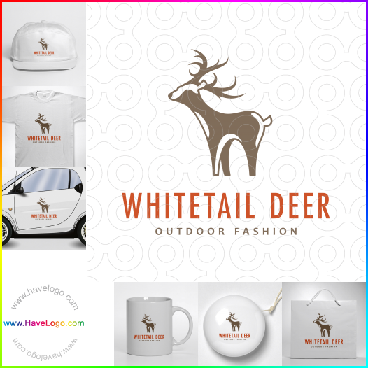 логотип Whitetail Deer - 62169