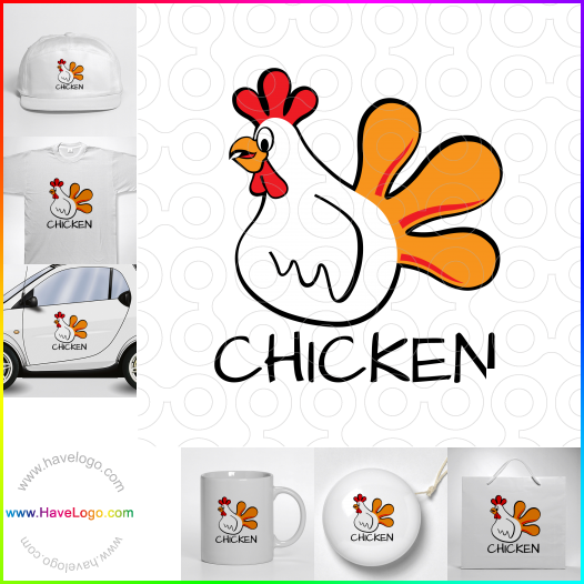購買此烤雞logo設計46424