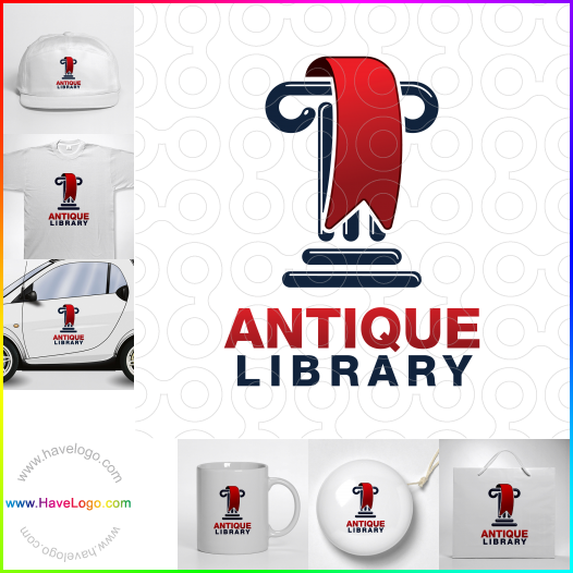 логотип Антикварная библиотека - 61325