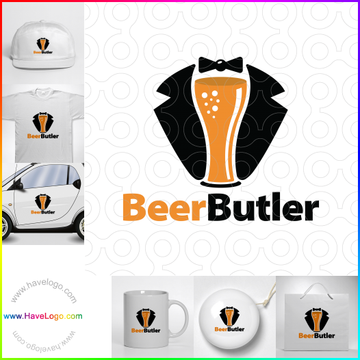 購買此啤酒巴特勒logo設計60587