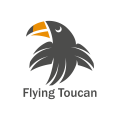 飛行的巨嘴鳥Logo