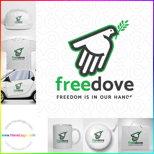 логотип Free Dove - 60415