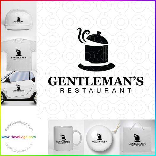 логотип Ресторан Джентльмена - 63554