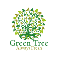 綠色的樹Logo