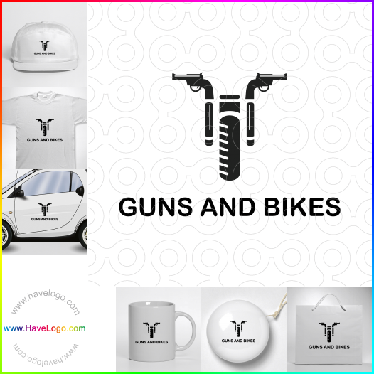 логотип Оружие и велосипеды - 60026