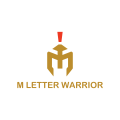 логотип M Letter Warrior