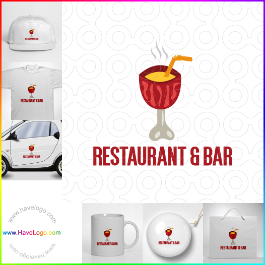 購買此餐廳和酒吧logo設計64373